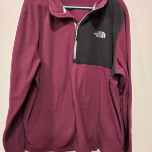 Mens The North Face 1/4 zip